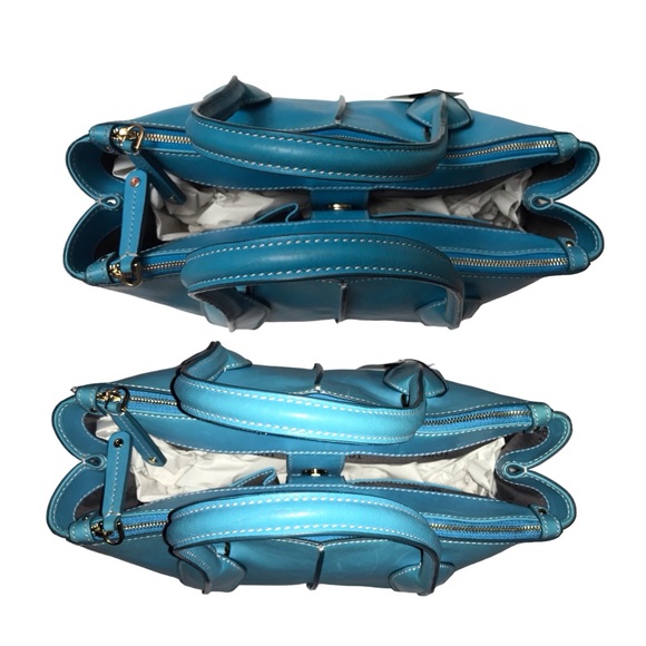 Authenticated Tod’s Blue Satchel Bag - Picture 12 of 14